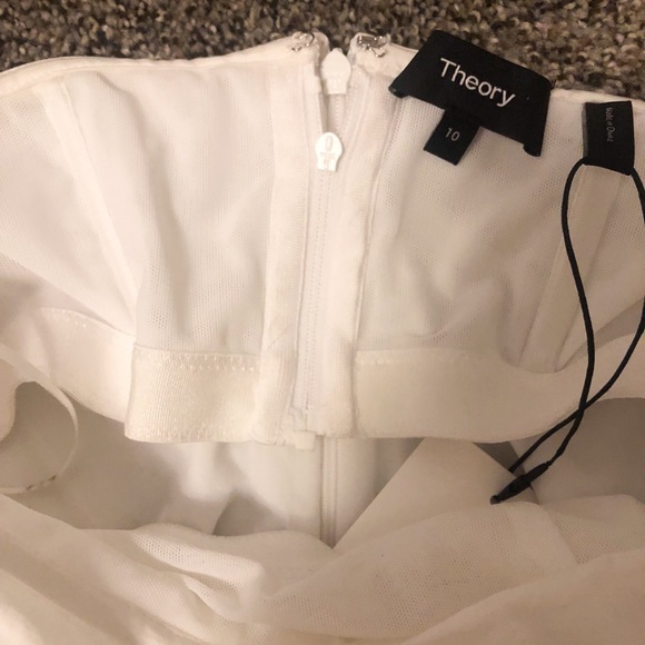 Theory White Blouse - Retail $295 - Picture 6 of 8